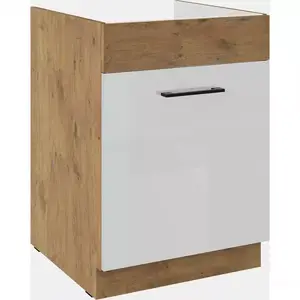 Kuchyňská skříňka Vigo bílý lesk 60ZL 1S BB obraz