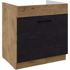Kuchyňská skříňka Vigo dark 80ZL 1S BB obraz