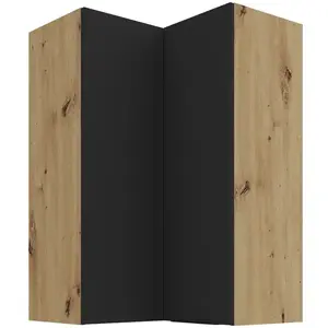 Kuchyňská skříňka Aria-BL/AR anti fingerprint 60x60 GN-90 2F (90°) obraz