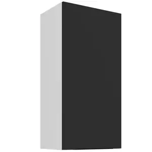 Kuchyňská skříňka Aria-BL/WH anti fingerprint 45G-90 1F obraz