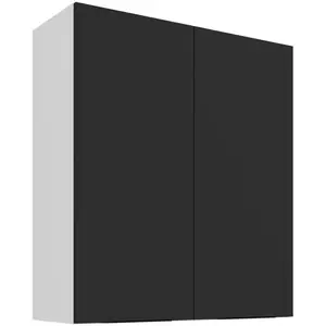 Kuchyňská skříňka Aria-BL/WH anti fingerprint 80G-90 2F obraz