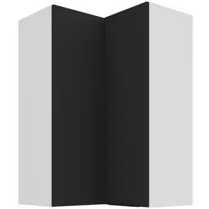 Kuchyňská skříňka Aria-BL/WH anti fingerprint 60x60 GN-90 2F (90°) obraz