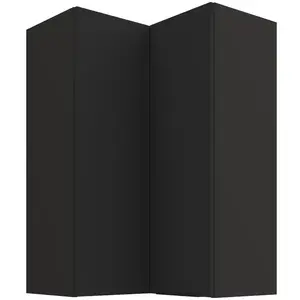 Kuchyňská skříňka Aria-BL/BL anti fingerprint 60x60 GN-90 2F (90°) obraz