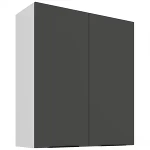 Kuchyňská skříňka Aria-GR/WH anti fingerprint 80G-90 2F obraz