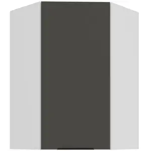 Kuchyňská skříňka Aria-GR/WH anti fingerprint 60x60 GN-90 1F (45°) obraz