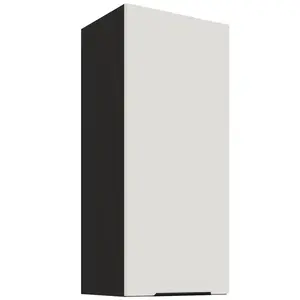 Kuchyňská skříňka Aria-WH/BL anti fingerprint 40G-90 1F obraz
