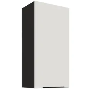 Kuchyňská skříňka Aria-WH/BL anti fingerprint 45G-90 1F obraz