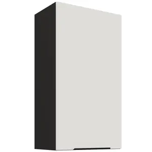 Kuchyňská skříňka Aria-WH/BL anti fingerprint 50G-90 1F obraz