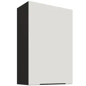 Kuchyňská skříňka Aria-WH/BL anti fingerprint 60G-90 1F obraz