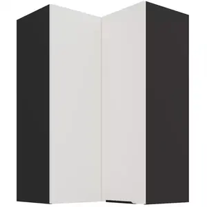Kuchyňská skříňka Aria-WH/BL anti fingerprint 60x60 GN-90 2F (90°) obraz