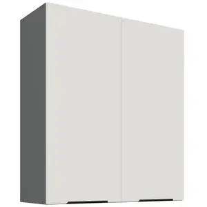 Kuchyňská skříňka Aria-WH/ANT anti fingerprint 80G-90 2F obraz