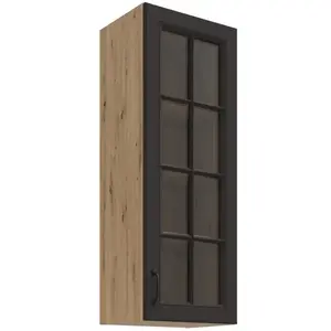 Kuchyňská skříňka Stilo grafit mat/artisan 40GS-108 1F obraz
