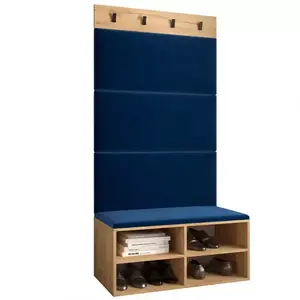 Předsíňová stěna Miro dub craft panelová modrá obraz