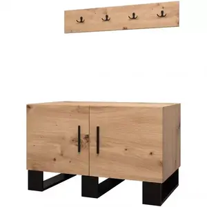 Předsíňová stěna s věšákem Artin dub artisan obraz