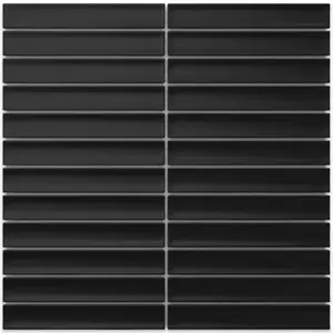 Mozaika Piano Black Mat 29/29.5 obraz