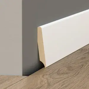 Podlahová lišta MDF 9003 bila dyhovana 57x2200mm obraz
