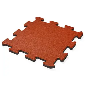 GUMOVÁ DLAŽBA MAX3 - červená puzzle 500x500x25mm obraz