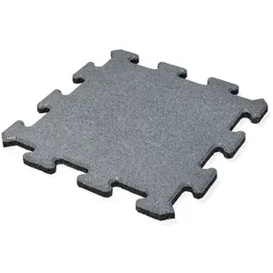 Gumová dlažba Max3 - šedá puzzle 500x500x25 obraz