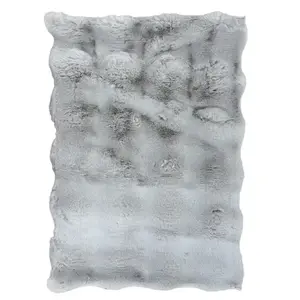Koberec Rabbit Fur Big Bubble 0, 8/1, 5 Sm215 stříbrný obraz