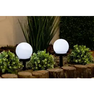 Solární lampa kulová 10 cm VO2214 obraz