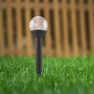 Solární lampa kulová 6 cm RGB VO0656 obraz