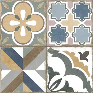 Dlažba Sidro Patchwork Multicolour Mat 42/42 obraz