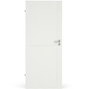 Interiérové dveře VIBE MAL 05 80L bílá RAL 9003 obraz