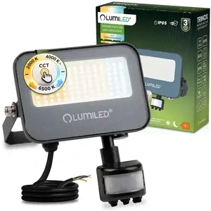 LUMILED Svitidlo LED TRINOX 20W PIR 2000LM CCT obraz