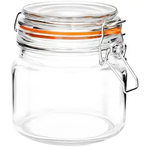 Sklenice s klipem čtv. 0.75l obraz