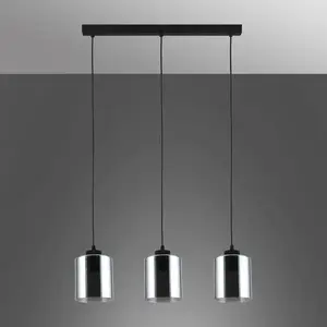 Svítidlo Sierra 11718 MM Black 3xE27 obraz