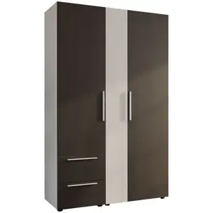 Šatní skříň Moduklix set 3 bílý/Dub Cabezone obraz