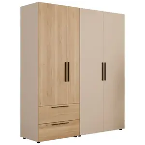 Šatní skříň Moduklix set 12 Dub Mauvella/písková obraz