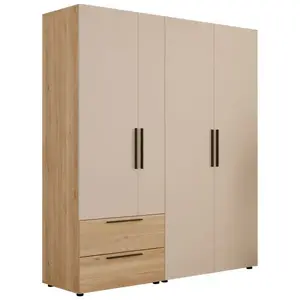 Šatní skříň Moduklix set 13 písková/Dub Mauvella obraz