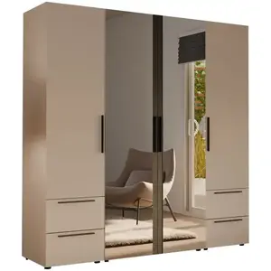 Šatní skříň Moduklix set 15 písková/Dub Cabezone obraz
