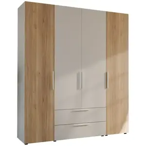 Šatní skříň Moduklix set 16 bílý/Dub Mauvella obraz
