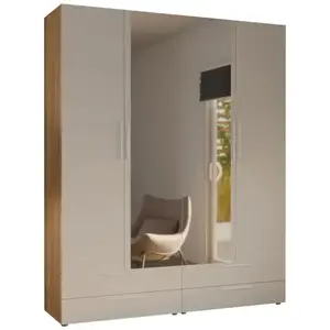 Šatní skříň Moduklix set 20 bílý/ Dub Mauvella obraz