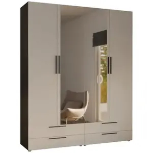 Šatní skříň Moduklix set 21 bílý/ Dub Cabezone obraz
