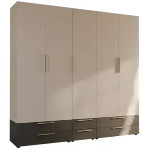 Šatní skříň Moduklix set 23 písková/Dub Cabezone obraz