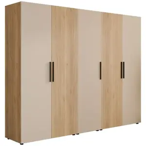 Šatní skříň Moduklix set 24 Dub Mauvella/písková obraz