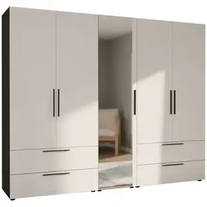 Šatní skříň Moduklix set 25 bílý/Dub Cabezone obraz