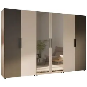 Šatní skříň Moduklix set 28 písková/Dub Cabezone obraz