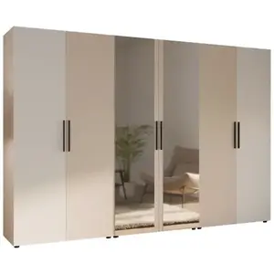 Šatní skříň Moduklix set 29 bílý/ písková obraz