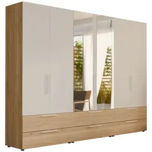 Šatní skříň Moduklix set 30 bílý/Dub Mauvella obraz
