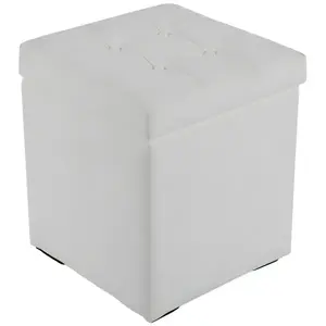 Taburetka Box S bílá obraz