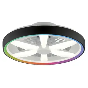 VENTILÁTOR SAVIR BLACK CCT+RGB 66934 obraz