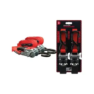 Dvoudílný popruh s ráčnou a magnetem Quickloader Standard 800 kg, 4, 5 m x 25 mm - sada 2 ks obraz