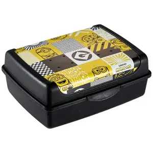 Svačinový box Carla Minions midi 1l černý obraz