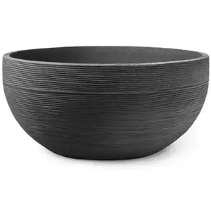 Žardinka žebrovaná antracit 60xv28 cm obraz
