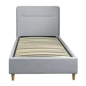 Postel Cesana 90x200 BED23-09 šedá obraz