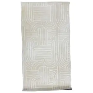Koberec Eva Embossed 1, 2/1, 7 Em2025-01 krémový obraz